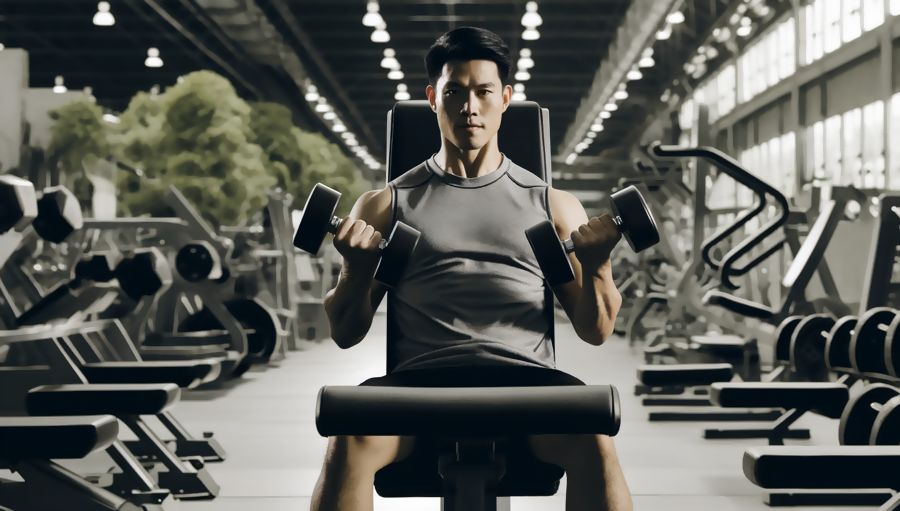 デクラインダンベルプレスを活用した大胸筋下部の鍛え方：効果的なトレーニングメソッド！